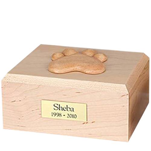 Eternal Paw Maple Wood Medium Dog Urn